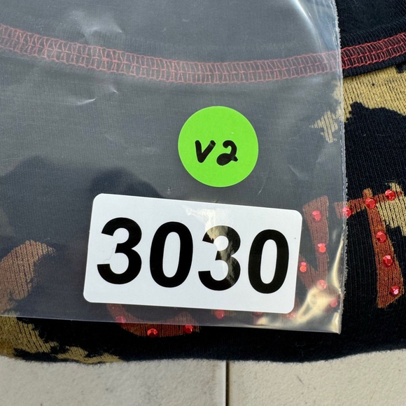 Women's Sissi Couture Black Orange Long Sleeve T-Shirt Size L - Picture 6 of 6